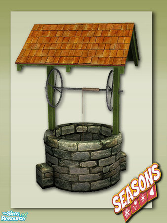 Sims 2 — Wishing Well - Cover 03 by Shakeshaft — Part of the Seasons Wishing Well Set, now buyable from the catalog in