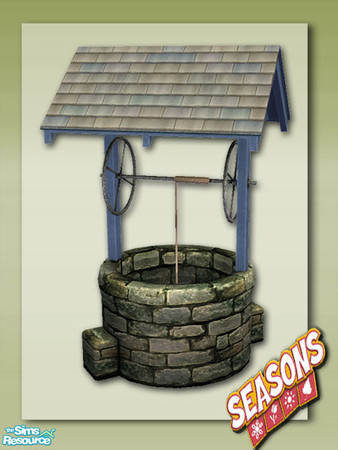 Sims 2 — Wishing Well - Cover 02 by Shakeshaft — Part of the Seasons Wishing Well Set, now buyable from the catalog in
