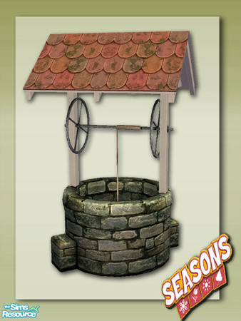 Sims 2 — Wishing Well - Cover 01 by Shakeshaft — Part of the Seasons Wishing Well Set, now buyable from the catalog in