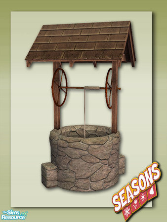 Sims 2 — Wishing Well - Base 07 by Shakeshaft — Part of the Seasons Wishing Well Set, now buyable from the catalog in the
