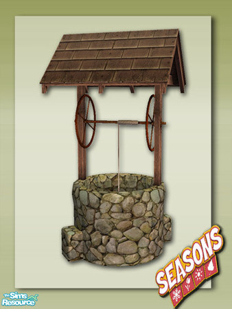 Sims 2 — Wishing Well - Base 06 by Shakeshaft — Part of the Seasons Wishing Well Set, now buyable from the catalog in the