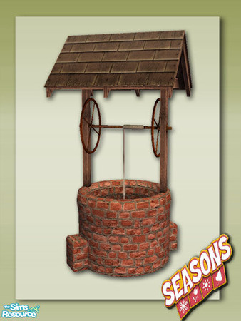 Sims 2 — Wishing Well - Base 05 by Shakeshaft — Part of the Seasons Wishing Well Set, now buyable from the catalog in the