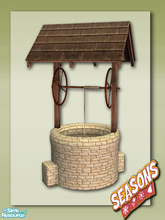 Sims 2 — Wishing Well - Base 03 by Shakeshaft — Part of the Seasons Wishing Well Set, now buyable from the catalog in the