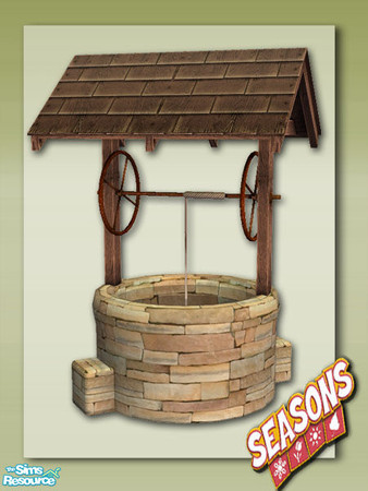 Sims 2 — Wishing Well - Base 02 by Shakeshaft — Part of the Seasons Wishing Well Set, now buyable from the catalog in the