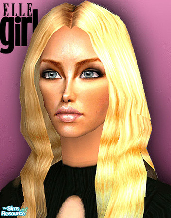 Sims 2 — ELLE-GIRL - O2 by ayabaka123 — very cute and modern hair style with 5 fresh soft colors inspired by the women in