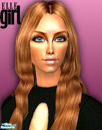 Sims 2 — ELLE-GIRL - O1 by ayabaka123 — very cute and modern hair style with 5 fresh soft colors inspired by the women in