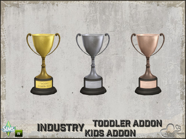 Sims 4 — Industry Toddler and Kids Trophy by BuffSumm — Part of the *Industry Series* ***TSRAA***