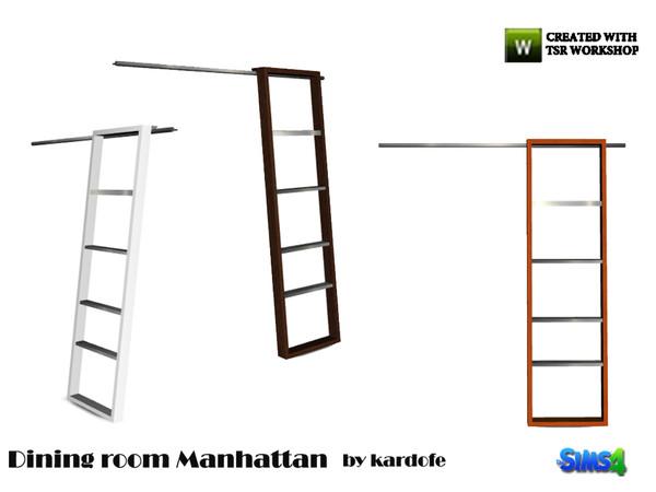 Sims 4 — kardofe_Dining room Manhattan_Scale by kardofe — Staircase for the library, to place it is necessary to press