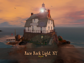 Sims 3 — Race Rock Light by fredbrenny — Race Rock Light is a lighthouse on Race Rock Reef, southwest of Fishers Island,