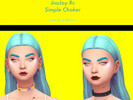 Sims 4 — Recolor Neon+Pastel Simple Choker_grafitysims - mesh needed by jnojoysims — Need *MESH* Get it here: