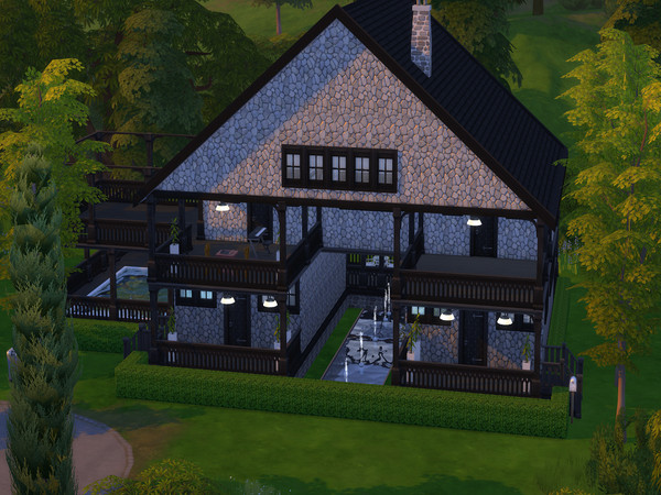 Sims 4 — Home Balconia 2 by akania — A lovely home for couple or single sim. in the first floor gives a eat-in kitchen, a