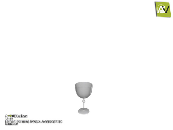 Sims 3 — Leifar Water Glass by ArtVitalex — - Leifar Water Glass - ArtVitalex@TSR, Oct 2015