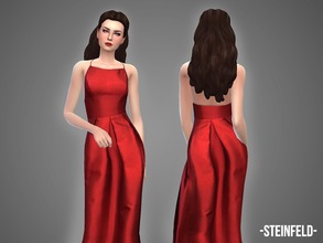 Sims 4 — Steinfeld - gown by -April- — Hey! This open-back formal gown was one of the requests that I got. 4 color