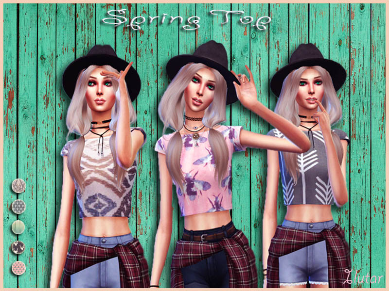 Sims 4 The Sims Resource | Spring Top by TSR Creator