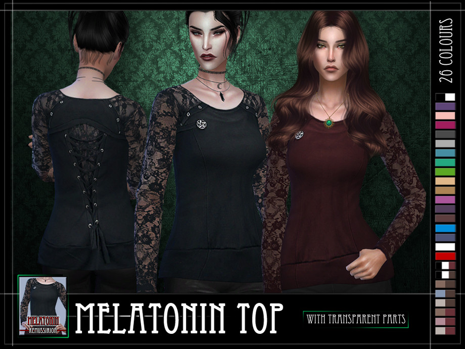 The Sims Resource - Melatonin Top - HQ