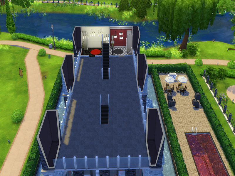 The Sims Resource | Family Home Dark Balconia
