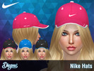Sims 4 — Nike Hats Women by Di3g0w — Nike hats for your sexy sims! =) Made for females but males can use them as well.