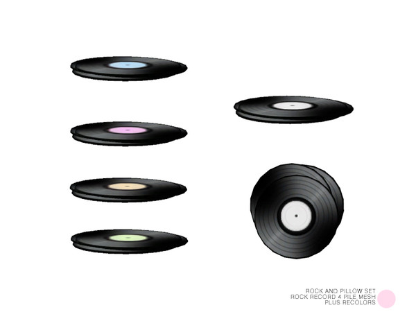 Sims 4 — Rock Record 4 Pile Mesh by DOT — Rock Record 4 Pile Mesh by DOT of The Sims Resource