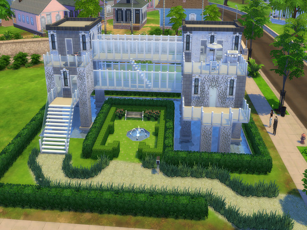 Sims 4 — Romantic Couple Home V1 by akania — This is a romantic home for your couple featured eat-in kitchen, a