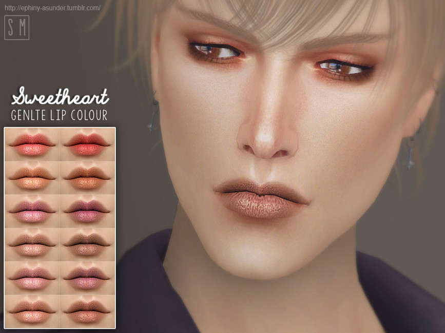 Amanda Lip Colour by Screaming Mustard for The Sims 4 