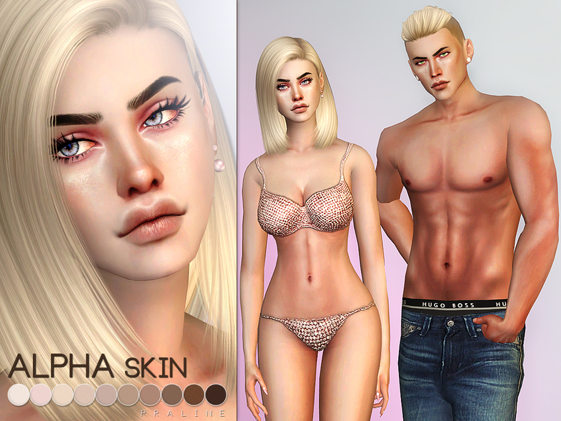 Pralinesims' Sims 4 Skintones.