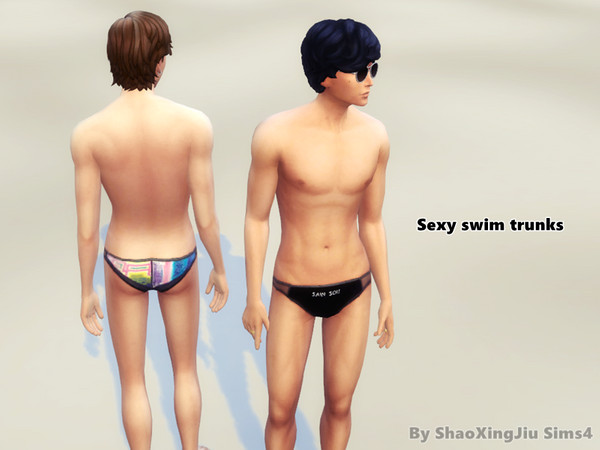 Sims 4 — Sexy swim trunks - Two colors by jeisse197 — Category : Swimwear Age: Teen ~ older Mesh: By EA Please do not