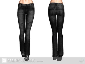 Sims 3 — Spring classic jeans #2 by Shushilda2 — Jeans for cold spring - new mesh - 1 recolorable channels - low poly