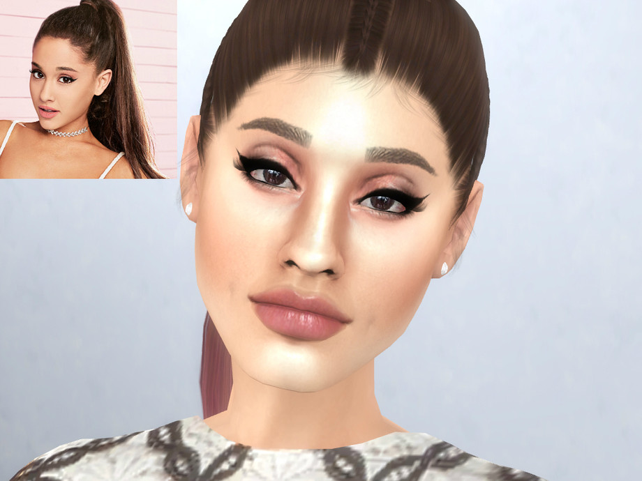 Sims 4 - Ariana Grande by Softspoken2 - Hi everyone, this is my version of ...