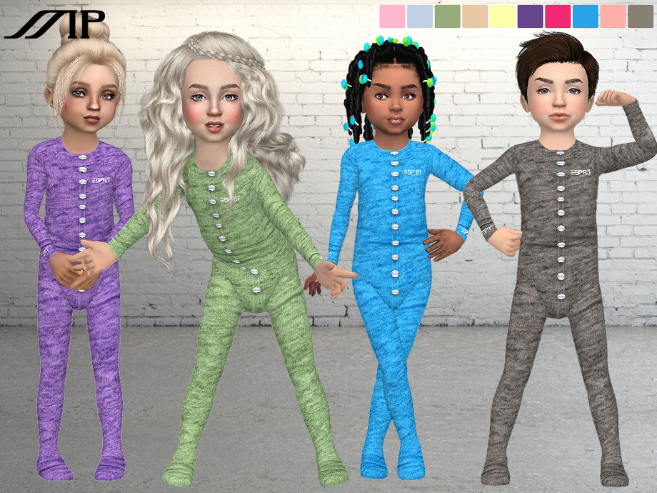 The Sims Resource Mp One Piece Toddlers Pj