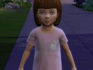 Sims 4 — Max's Shirt Life is Strange for Toddlers by Maddiemoo3322 — Max's classic pink 'Jane Doe' T-Shirt, recoloured