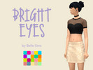 Sims 4 — Bright Eyes, a maxis match skirt recolor by spaceangel2001 — This is a recolor of a cute basegame miniskirt! It