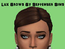Sims 4 — Lux Brows v1 by -September_Sims- — These brows only come in a single color, but it should be OK with most hair