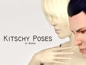 Sims 3 — A little bit kitsch - 4 Posepack... by Banok — Now a little kitsch for you. I hope you like it ^.^