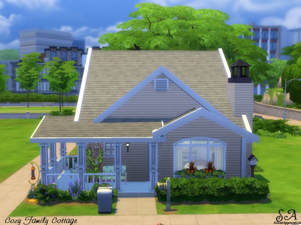 The Sims Resource - Cozy Family Cottage