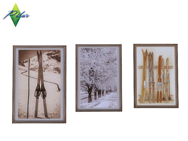 Sims 4 — Heidi PaintingFloor by Pilar — Holidays in the mountains