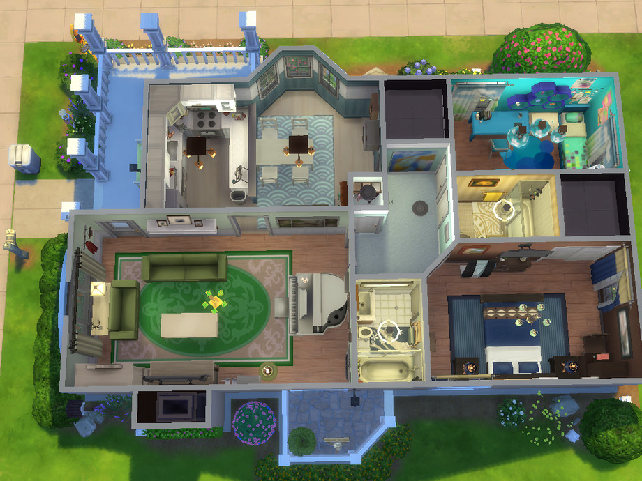 The Sims Resource | Cozy Family Cottage