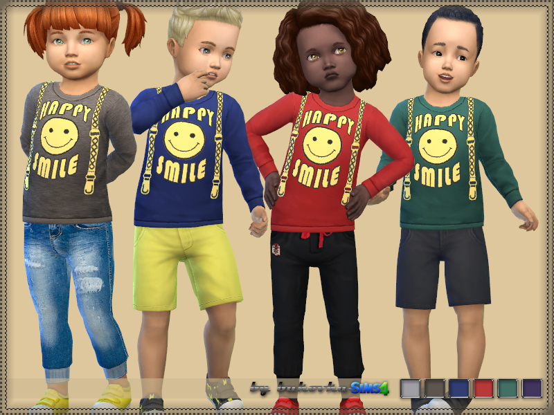 The Sims Resource - Sweater Happy Smile