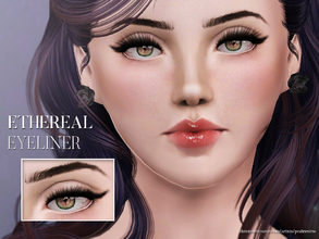 Sims 3 — Ethereal Eyeliner by Pralinesims — Eyeliner in 2 color channels.