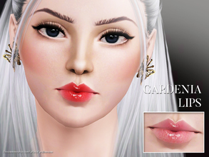 Sims 3 — Gardenia Lips by Pralinesims — Lips in 3 rec. channels.