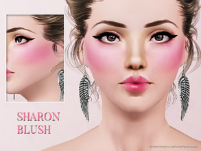 Sims 3 — Sharon Blush by Pralinesims — 2 recolorable channels.
