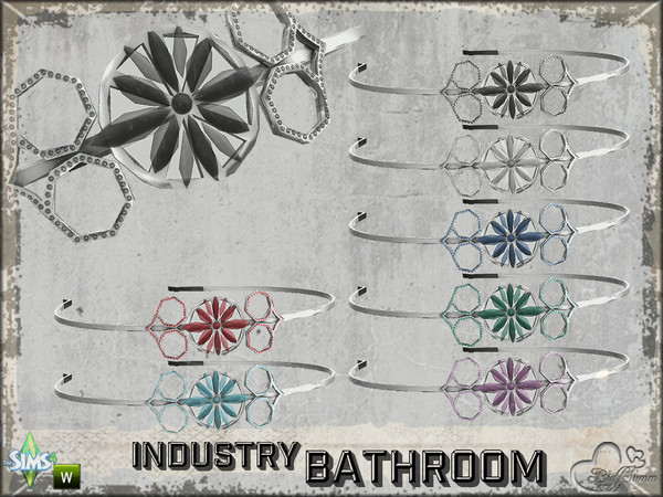 Sims 4 — Bathroom Industry Vanity Diadem by BuffSumm — Part of the *Bathroom Industry* ***TSRAA***