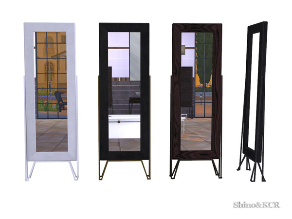Sims 4 — Bathroom Baker - Mirror standing by ShinoKCR — Contemporary Furniture Set for a Bathroom inspired by the