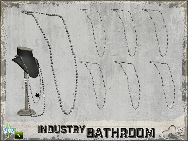 Sims 4 — Bathroom Industry Vanity Necklace v2 by BuffSumm — Part of the *Bathroom Industry* ***TSRAA***