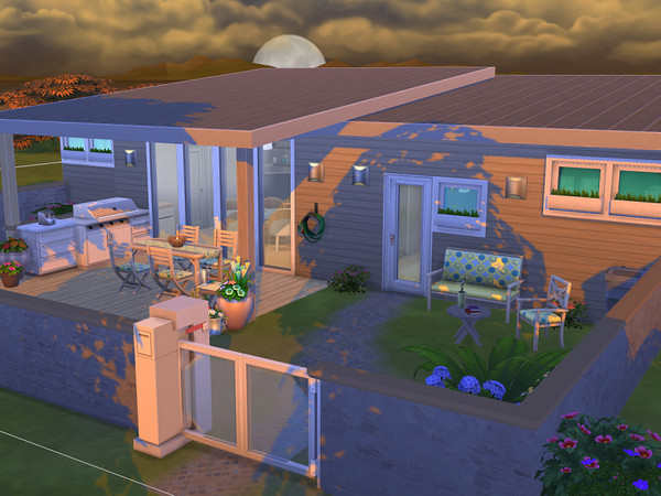 Sims 4 — family bungalow/ no cc by flubs2 — the family bungalow is a lovely little house that fits perfect for a young