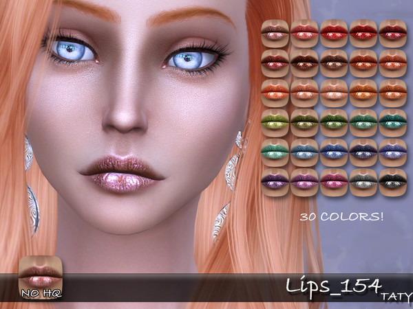 Sims 4 — [Ts4]Taty_Lips_154 by tatygagg — Female Human, Alien Teen to Elder Hq Compatible