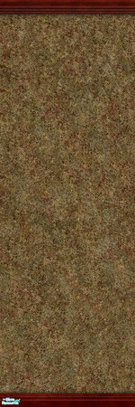 Sims 2 — Diamonds Set-green wall with molding by froilan — Part of the Diamonds in the Rough Set. Rich colors, subtle