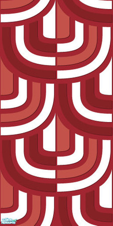 Sims 2 — Studio K Only U - Maroon by StudioKhagerks — 28 colors total. Can be found under Wallpapers. Coordinates with
