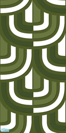 Sims 2 — Studio K Only U - Hosta by StudioKhagerks — 28 colors total. Can be found under Wallpapers. Coordinates with