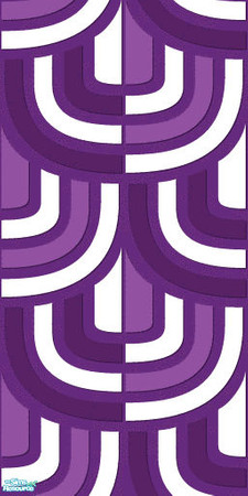 Sims 2 — Studio K Only U - Grape by StudioKhagerks — 28 colors total. Can be found under Wallpapers. Coordinates with