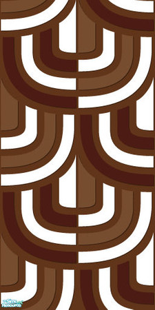 Sims 2 — Studio K Only U - Chocolate by StudioKhagerks — 28 colors total. Can be found under Wallpapers. Coordinates with